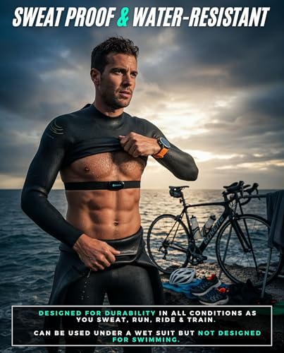 Bluetooth Heart Rate Monitor Chest Strap - Dual ANT+ & Bluetooth