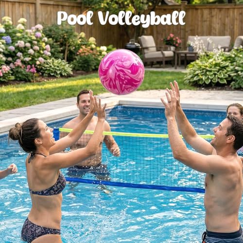 6 Pack Playground Balls 8.5 Inch with Pump - Durable Bouncy Sports Balls for Kids & Parties