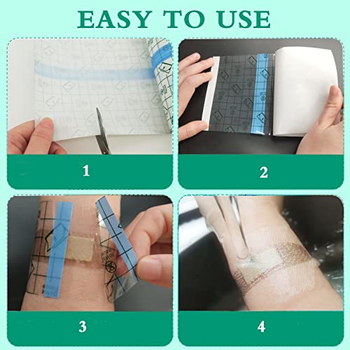 2 Pack Waterproof Adhesive Bandages - 4 Inch x 10 Yards