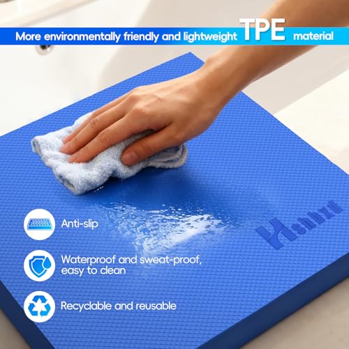 Professional Foam Balance Pad for Therapy & Stability - Blue, 15.7x13in