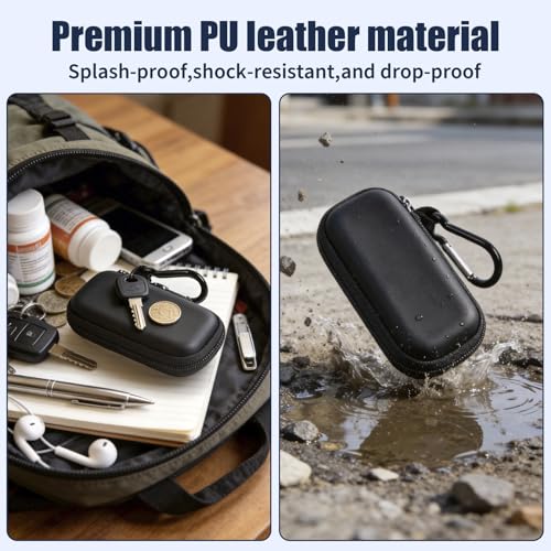EKG Monitor Case for KardiaMobile 1-Lead & 6L Max - Black