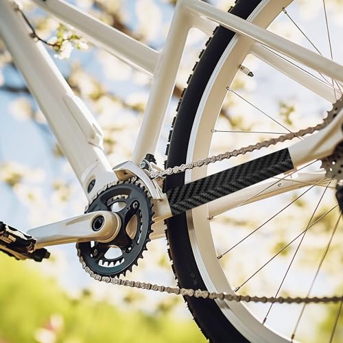 Bicycle Chainstay Protector Decal - 3 Pcs Adhesive Protection Stickers