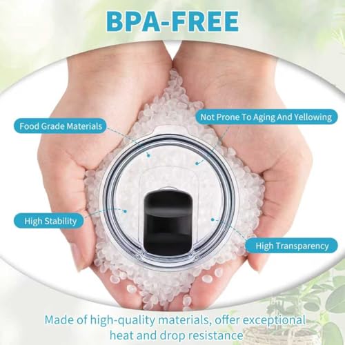 RXZHZYM 22OZ Compatible Swig Coffee Mug Tumbler Lid Pack of 2 Leak-Proof