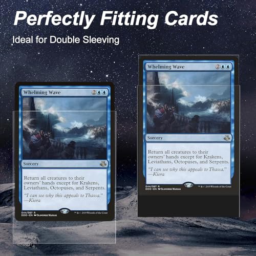 600 Pack Perfect Fit Card Sleeves for Double-Sleeving Gaming Cards