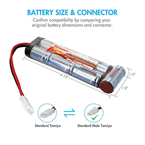 8.4V 3800mAh NiMH Airsoft Battery & Charger Set