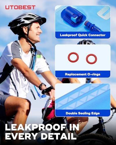 1L Hydration Water Bladder for Hiking Backpack - Food-Grade, Leakproof, BPA Free