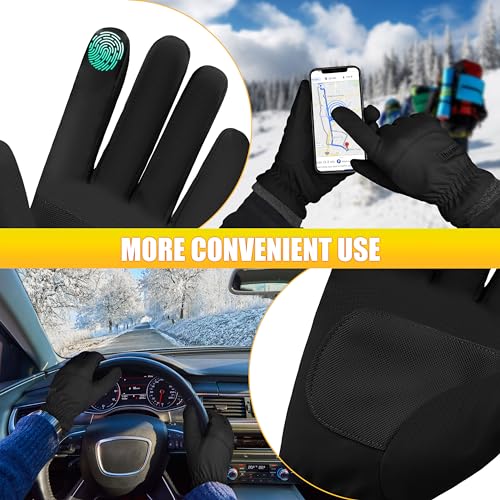 Waterproof Winter Ski Gloves for Men and Women - Warm & Windproof