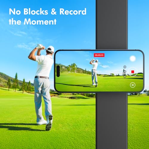 Golf Cart Phone Holder with Magnetic Mount for iPhone & Smartphones