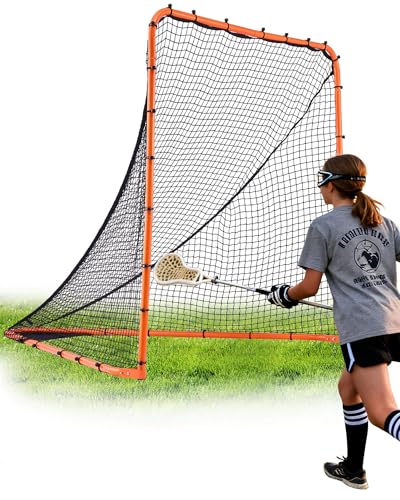 Portable Lacrosse Goal Set - 6' x 6' Folding Training Net
