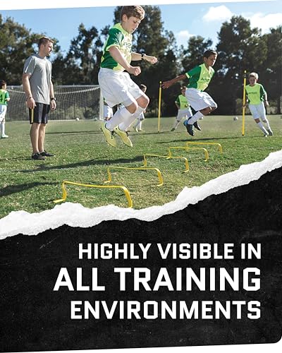 6-Pack 6-Inch Ultra Durable Agility Hurdles for Speed Training