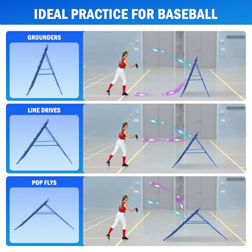 5FTx4FT Multi-Sport Rebounder Net - Volleyball, Baseball, Lacrosse Training