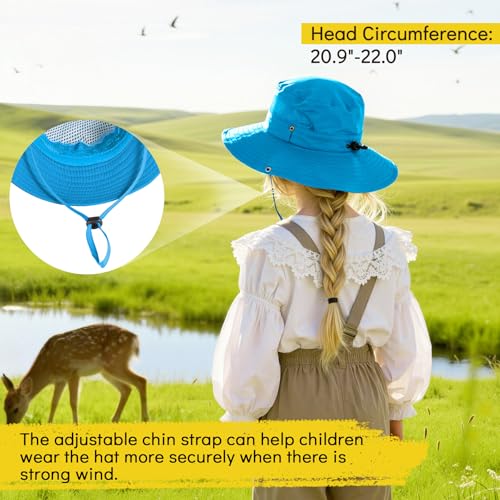 Kids Bucket Hat with UPF 50+ Sun Protection - Army Green, 5-13 Years