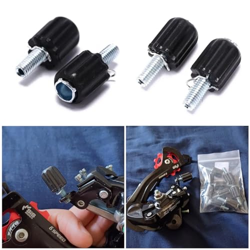 6 Pack Bicycle Gear Cable Adjuster - M5 Derailleur Bolt