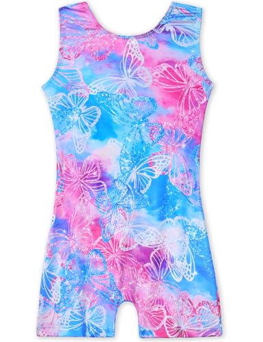 Sleeveless Gymnastics Leotard Unitard for Girls 4-5T - Purple Blue