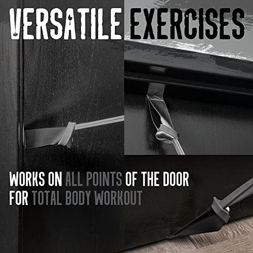 Heavy Duty Resistance Band Door Anchor - Black