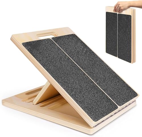 Portable Wooden Slant Board for Stretching & Recovery