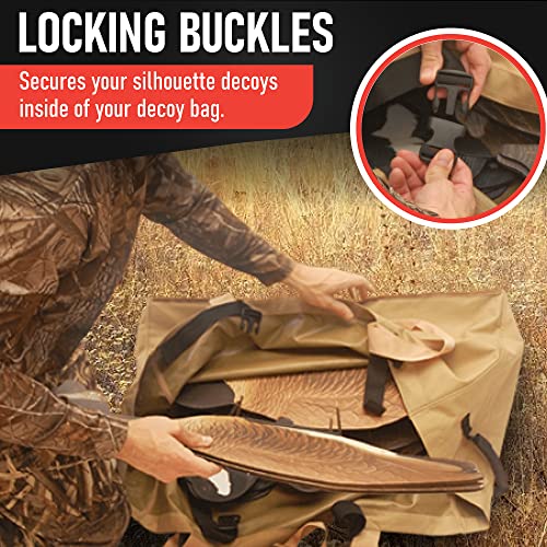 DecoyPro Silhouette Goose Decoy Bag with Padded Shoulder Strap – Large Capacity