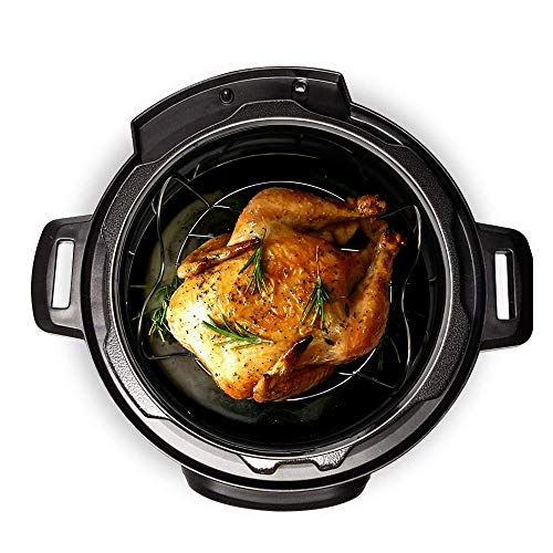 6-Inch Steamer Rack Trivet with Handles for Instant Pot