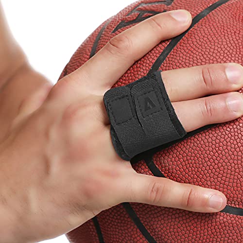 Adjustable Finger Splint Support Sleeve - Medium - Reusable Compression Brace for Arthritis & Sports Injuries