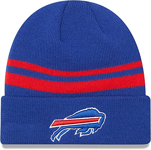 NFL Classic Striped Knit Beanie Hat - Buffalo Bills One Size