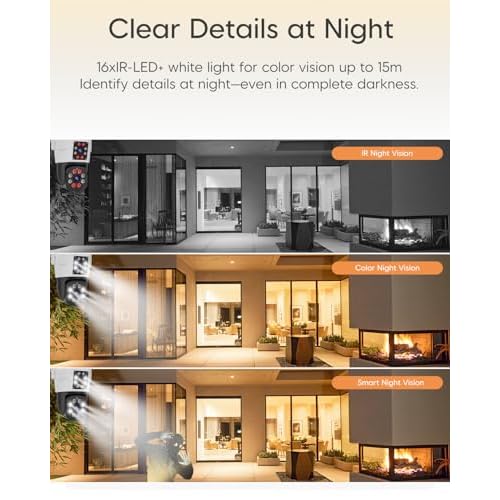 VSTARCAM 2MP+2MP Outdoor Security Camera, 2K Dual Camera, 360¡Æ Monitoring, Custom Alarm Sound, Full Color Night Vision, 2-Way Audio, 2.4GHz WiFi, PIR Motion Sensor,Real Time Notifications