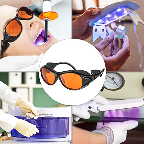 UV Safety Glasses for 90-490nm UV Light Protection, Anti-Fog & Impact-Resistant