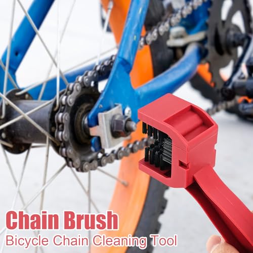5-Piece Bicycle Chain Cleaning Tool Set - Easy Maintenance Brushes