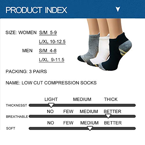 Sooverki Copper Compression Socks Women and Men 6 Pairs - Circulation