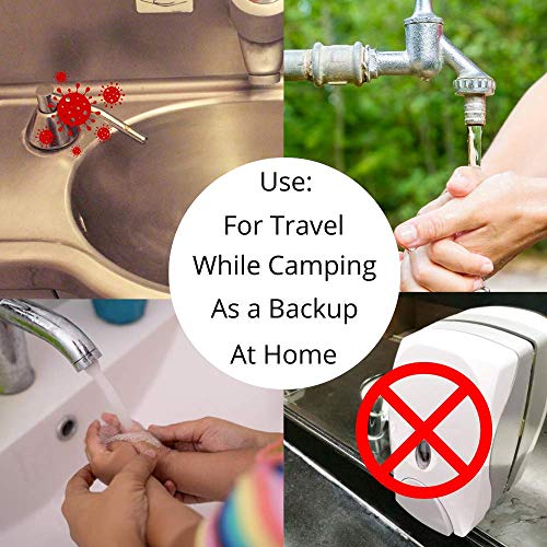 Travel Paper Soap Sheets - 50 Sheets Refill for Clean Hands
