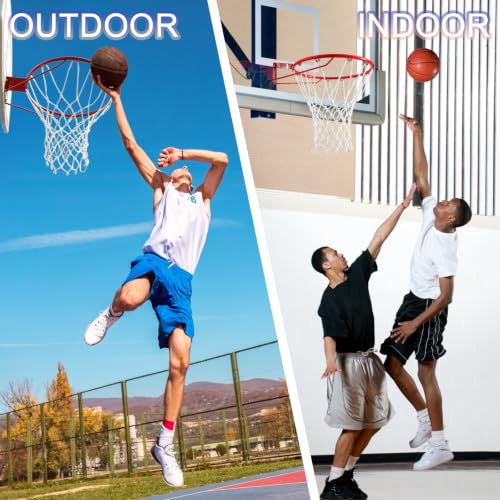 Heavy Duty Basketball Net Replacement - 12 Loops, All Weather