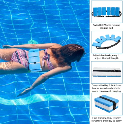Water Aerobics Equipment Set - 5 Pcs Blue Pool Exercise Gear