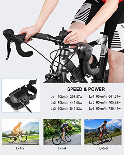 Magnetic Indoor Bike Trainer Stand for 26-29" Wheels - Black