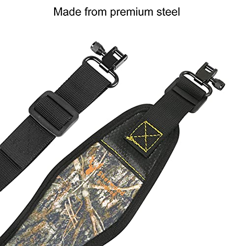 Yutetuter 2-Pack Adjustable Gun Sling with Padded Shoulder Strap & Swivels