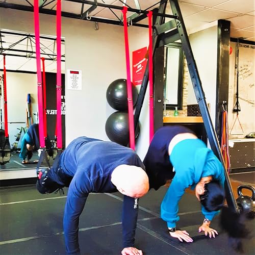 NOSSK GYM Pro Suspension Fitness Trainers - 2 Pack, Yellow