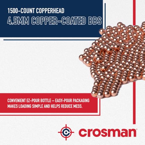 4.5mm Copper-Coated Steel BBs - 1500-Count Bottle