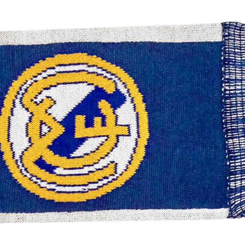 Real Madrid CF Soccer Scarf - Unisex Adult - Navy