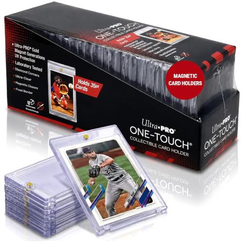 Magnetic Card Holder 35pt – UV Blocking Case for Standard Cards – 25-Pack