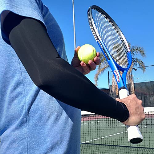 Compression Arm Sleeves - UV Sun Protection - Black