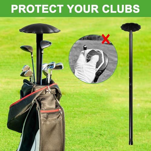 Adjustable Golf Travel Support Pole - Alloy Steel Telescopic Rod for Club Protection