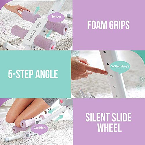 Height Adjustable Ab Trainer - Whole Body Workout Machine - Green