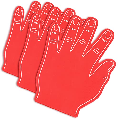 3 Pcs 16 Inch Giant Foam Hand High Five Finger