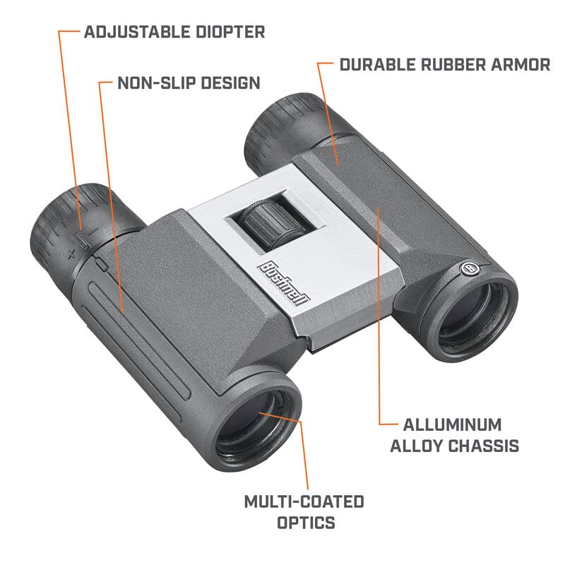 Bushnell Powerview 8x21 Binoculars – Compact Folding Roof Prism, Birdwatching