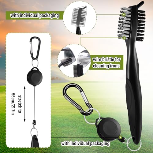 Liliful Plain Black Golf Accessories Kit – 12 Pcs for Women & Men (Gifts)