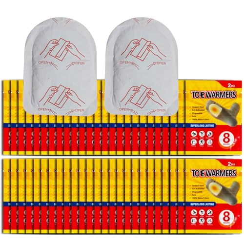 Women's Toe Warmers - 8-Hour Heated Adhesive Pads for Winter - Style 3