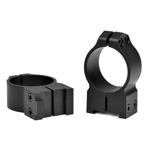 WARNE 15BM CZ 550 Permanently Attached Scope Rings, Solid Steel, Vertically Split, 30 mm, High Matte