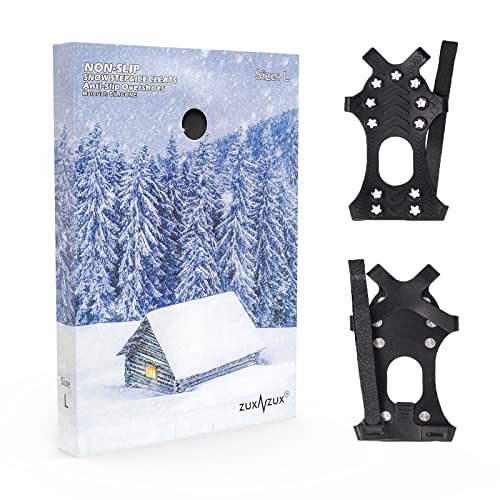 Large Crampons - Ice Cleats for Shoes & Boots, Traction Spikes