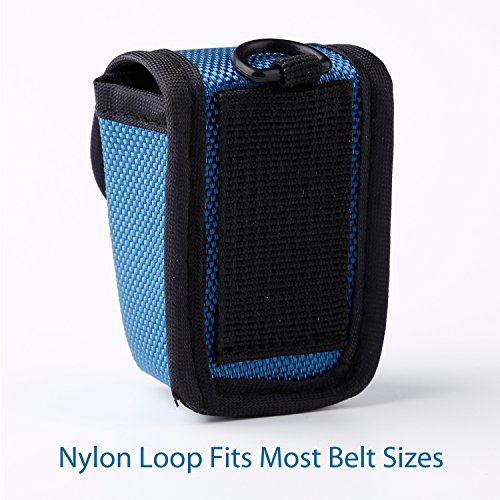 Portable Blue Oximeter Carry Case - Soft Nylon Design - S
