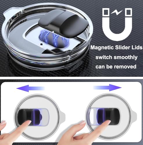20oz Replacement Tumbler Lid - Magnetic Slider, 2-Pack