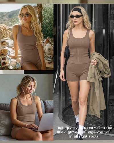 Women’s 2 Piece Cotton Workout Set - Comfortable & Stylish