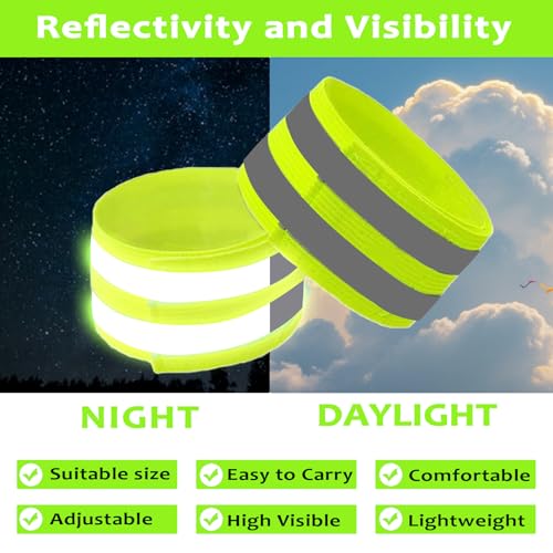 High Visibility Reflective Bands for Strollers - 6 Pack